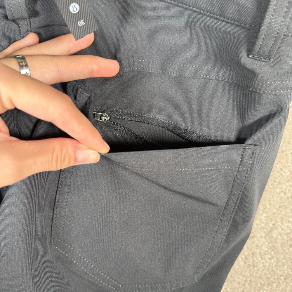 Lululemon ABC Pant Slim Fit Men's 30 Dark Grey Commuter Performance 5 Pocket